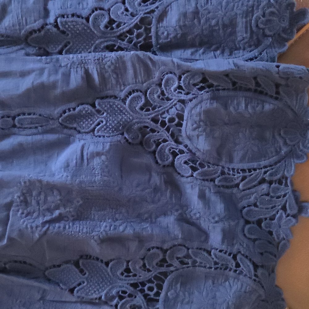 Everleigh Navy Lace Wrap Dress Size Small - Picture 13 of 16